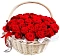 Корзины с розами